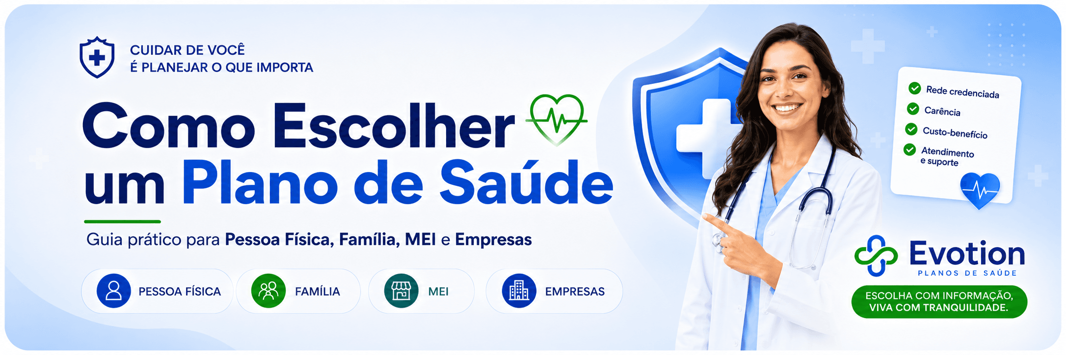 Como Escolher um Plano de Saúde: Guia Prático para Pessoa Física, Família, MEI e Empresas